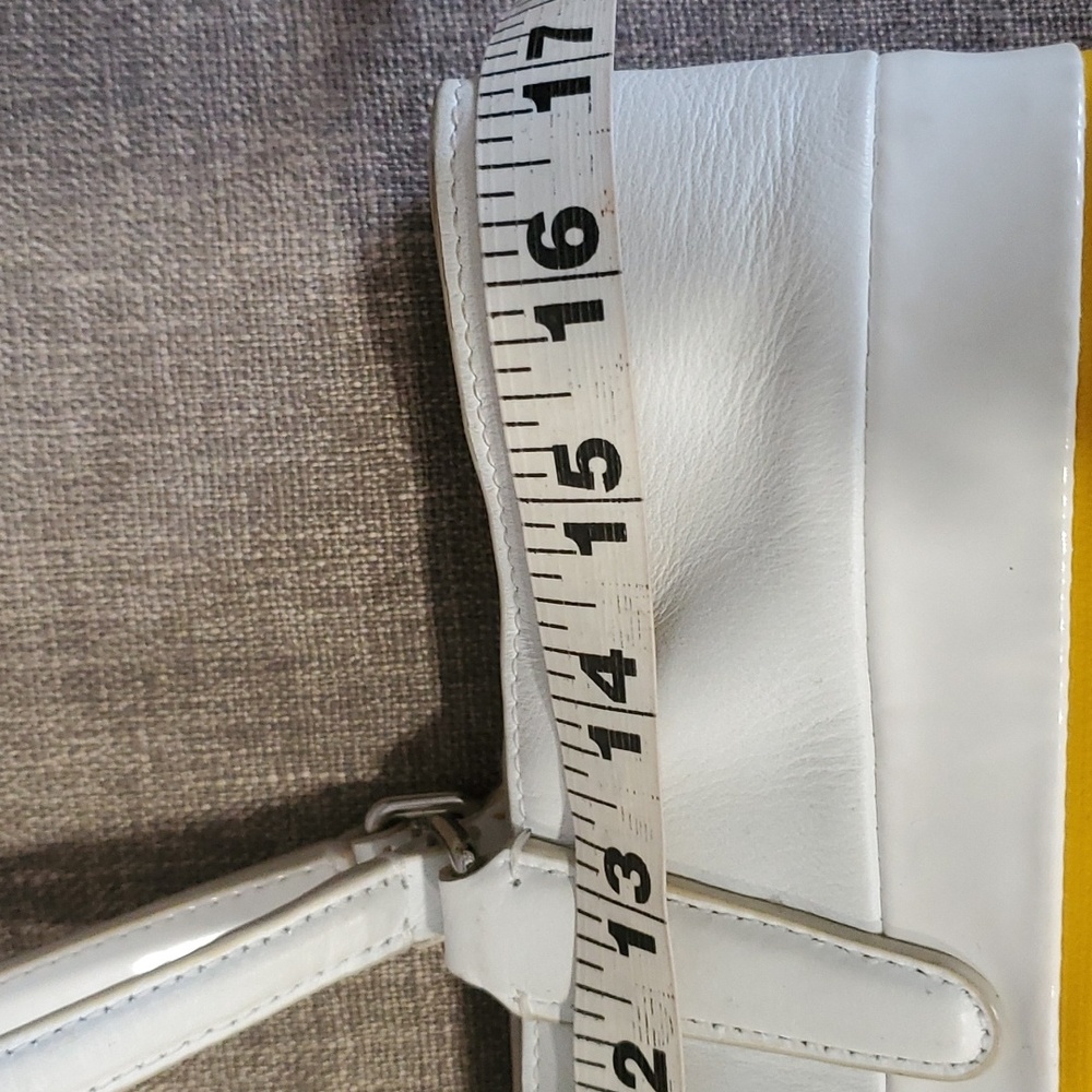 Coach sunburst yellow white stripe shoulder bag - Picture 10 of 16